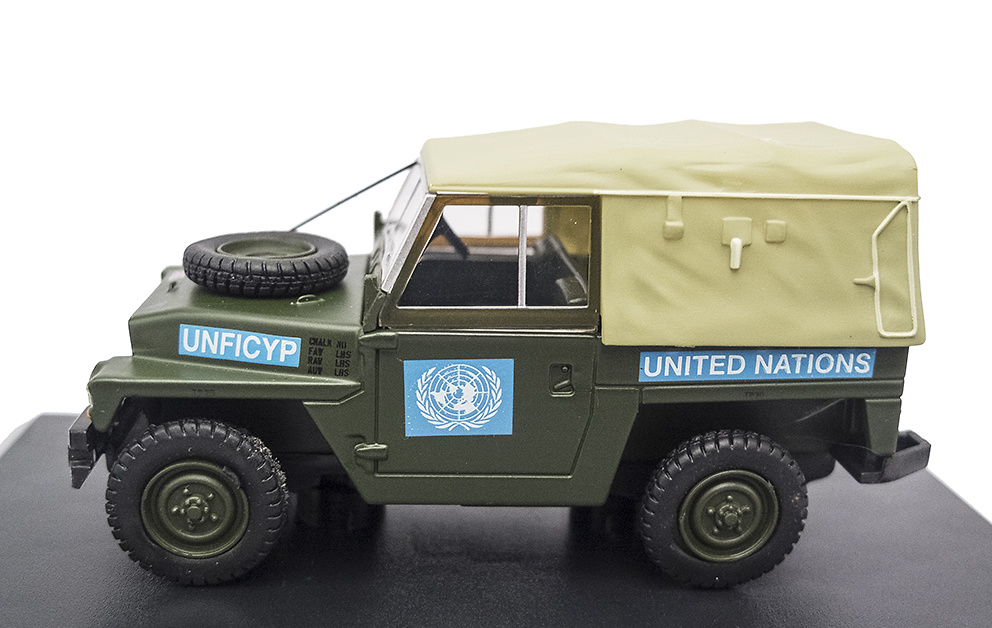 Land Rover 1/2 Ton Ligero, Naciones Unidas , 1:43, Oxford 