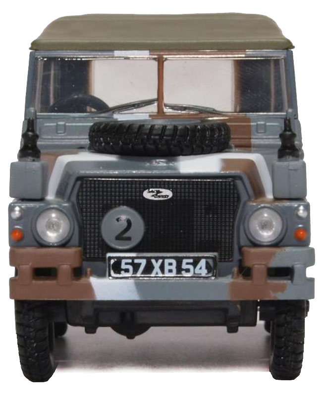 Land Rover Ligero 1/2 Ton, Techo de Lona, Esquema de Berlín, 1:76, Oxford 