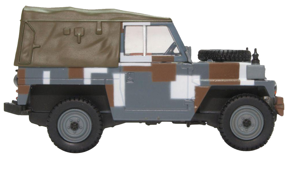 Land Rover Ligero 1/2 Ton, Techo de Lona, Esquema de Berlín, 1:76, Oxford 