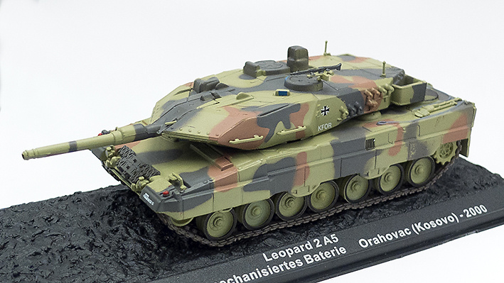 Leopard 2 A5, Orahovac, Kosovo, 2000, 1:72, Altaya 