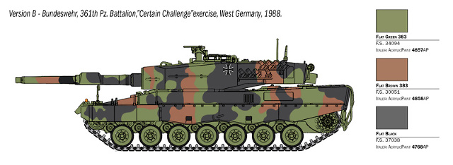 Leopard 2A4, 1:35, Italeri 