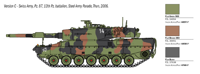 Leopard 2A4, 1:35, Italeri 
