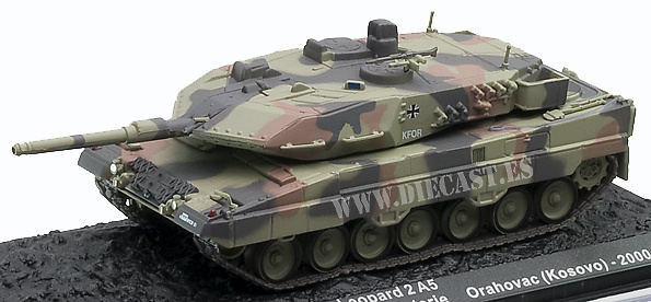 Leopard 2A5, Orahovac, Kosovo, 2000, 1:72, Altaya 