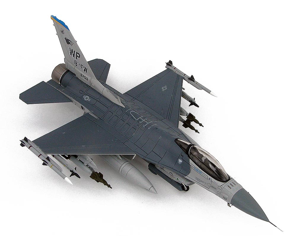 Lockheed F-16CG 90-0703, 8th FW Commander's Jet, Kunsan Air Base, Corea del Sur, 2007, 1:72, Hobby Master 