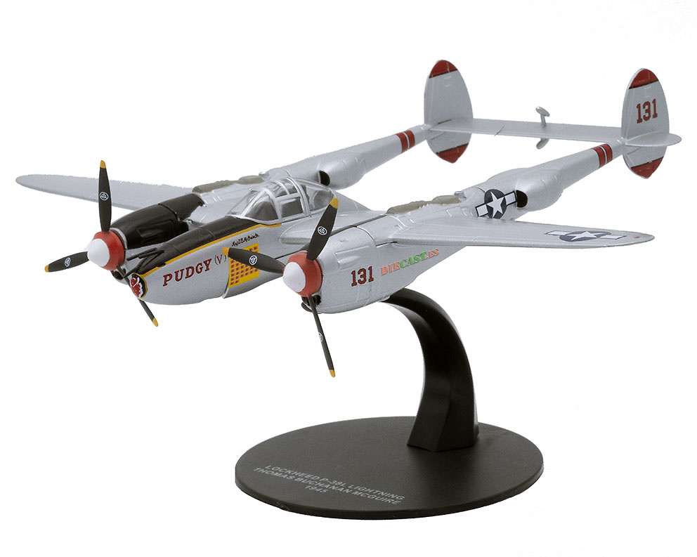 Lockheed P-38 Lightning, piloto Thomas Buchanan, 1945, 1:72, Atlas 