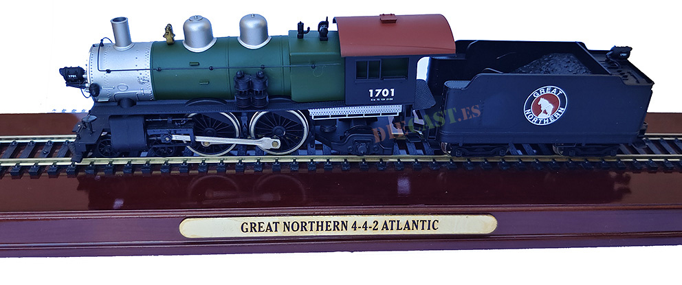 Locomotora Great Northern 4-4-2 Atlantic #1701, H0 