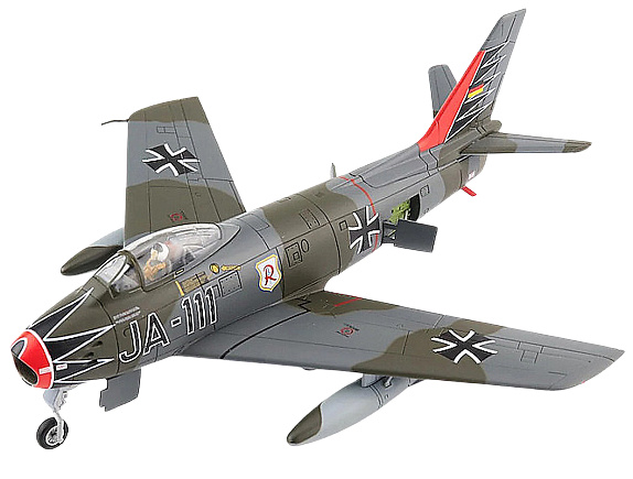 Luftwaffe JG 71 Richthofen, JA-111, Erich Hartmann, Base Aérea Ahlhorn, Alemania, 1960, 1:72, Hobby Master 