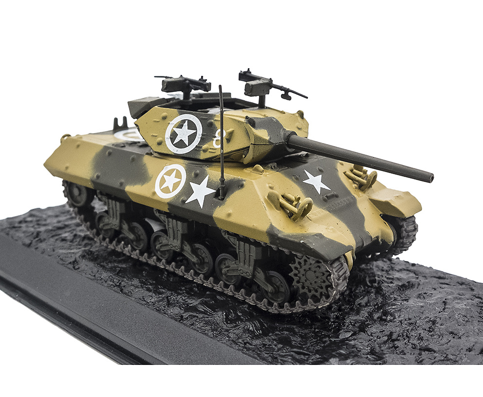 M10, Cazacarros, 601st Batallion, 3rd US Infantry Division, Anzio, Italia, 1944, 1:72, Altaya 