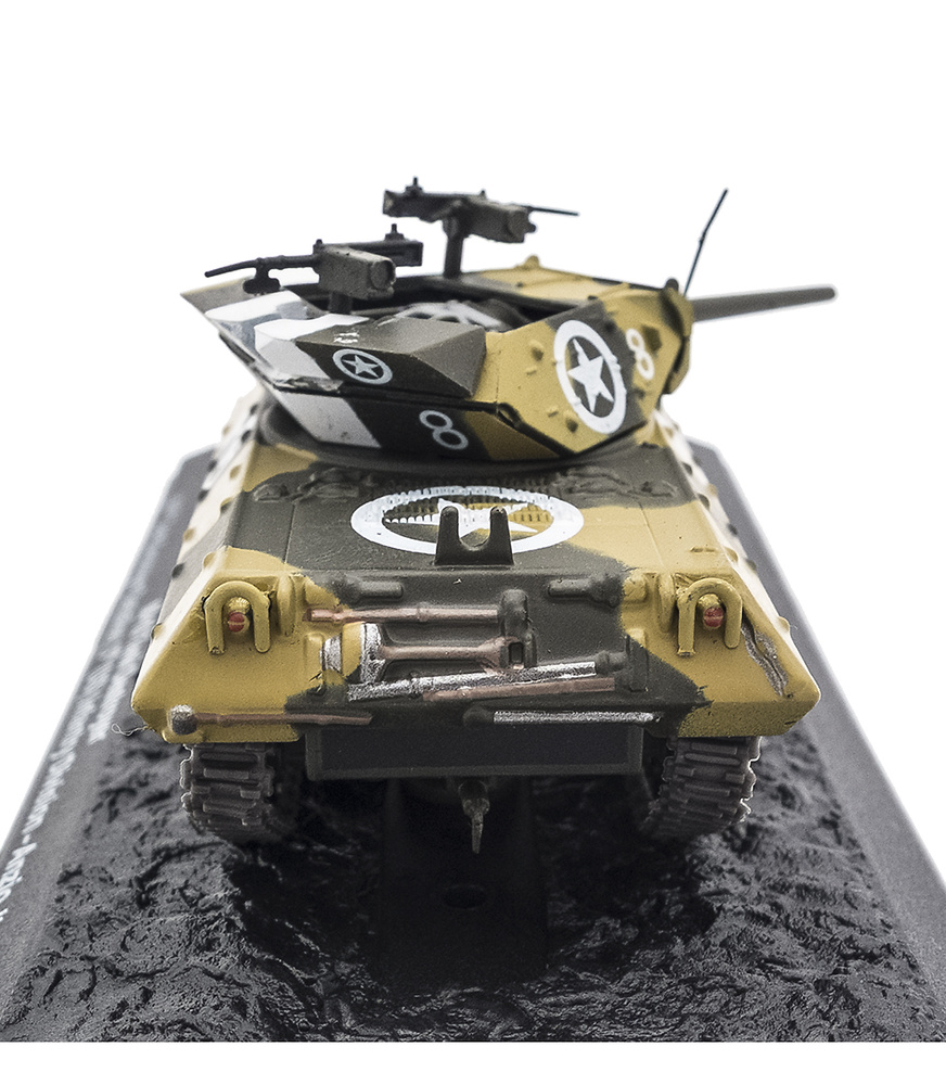 M10, Cazacarros, 601st Batallion, 3rd US Infantry Division, Anzio, Italia, 1944, 1:72, Altaya 