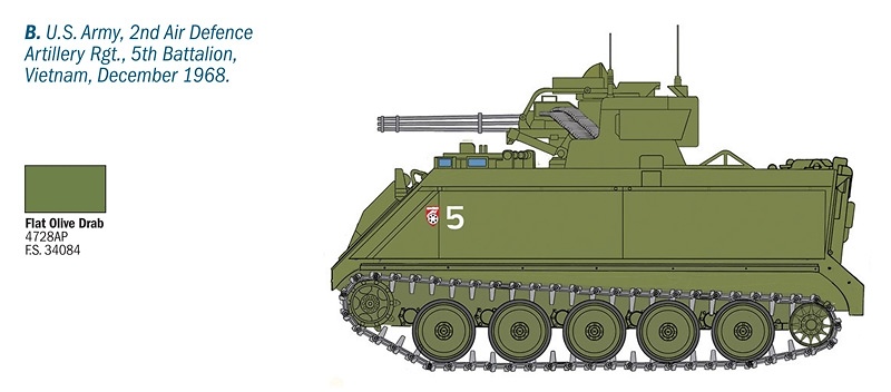 M163 VADS Vulcan Air Defence System SPAAG, 1:35, Italeri 