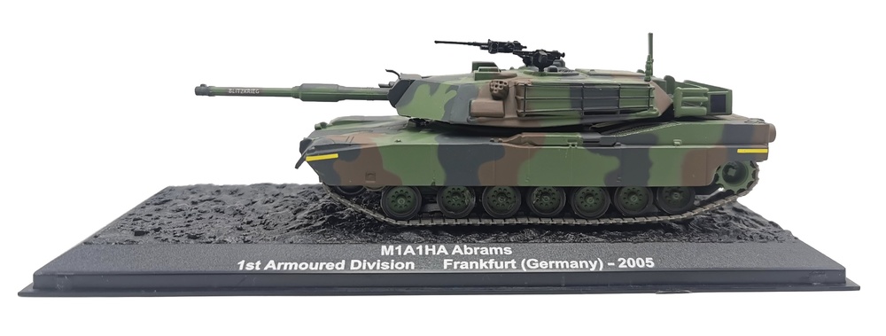 M1A1HA Abrams, 1ª División Armada, Frankfurt, 2005, 1:72, Atlas 