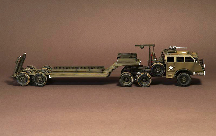 M26 Dragon Wagon con Trailer, 6x6, 12th US Armored Division, Francia, 1944, 1:72, War Master 
