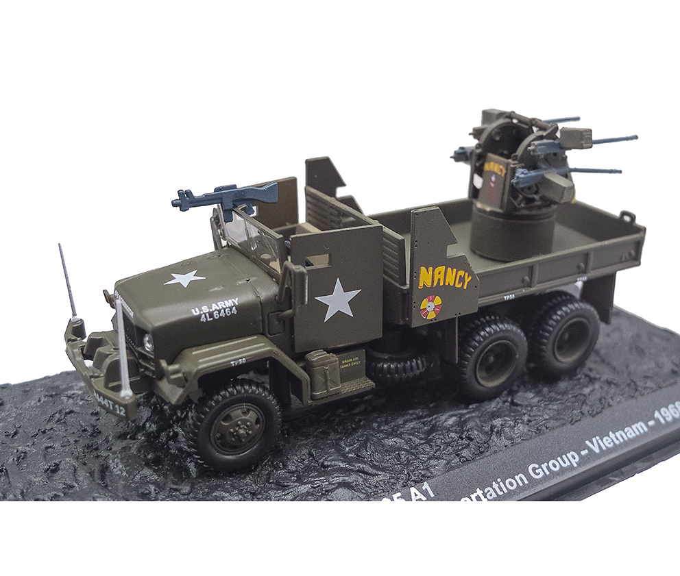 M35 A1, Camión 6x6, 444th Transp. Company, 8th Group, Vietnam, 1968, 1:72, Altaya 