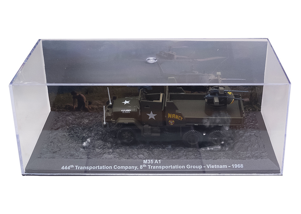 M35 A1, Camión 6x6, 444th Transp. Company, 8th Group, Vietnam, 1968, 1:72, Altaya 