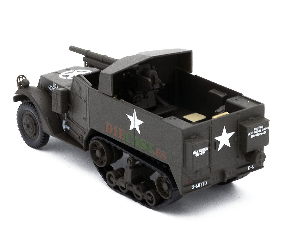 M3A-1 75 mm, Gun Motor Carriage, USA, 2ª Guerra Mundial, 1:43, Atlas 