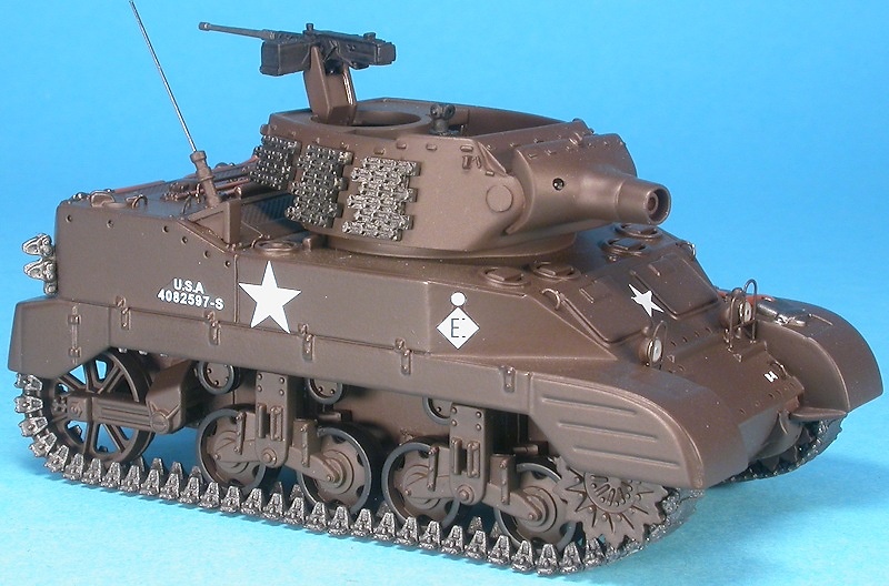 M8 Scott 75 mm Howitzer Motor Carriage, 12th US Armored Div. Alsace, Francia, Enero, 1945, 1:48, Gasoline 