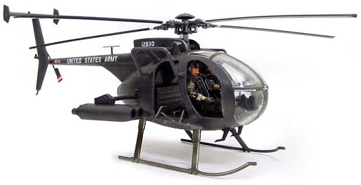 MH-6 Little Bird Night Stalker, U.S. Helicopter, 1:18, Elite Force 