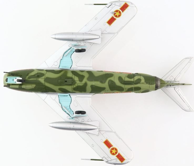 MIG-17F Fresco C 3020, piloto Le Hai, 923º 'Yeh The' Regimiento de Cazas, Vietnam, 1968, 1:72, Hobby Master 
