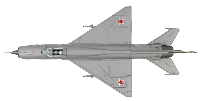 MIG-21 PFM Red 50, Soviet Air Force, 1:72, Hobby Master 