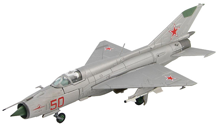 MIG-21 PFM Red 50, Soviet Air Force, 1:72, Hobby Master 