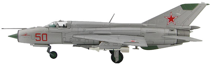 MIG-21 PFM Red 50, Soviet Air Force, 1:72, Hobby Master 