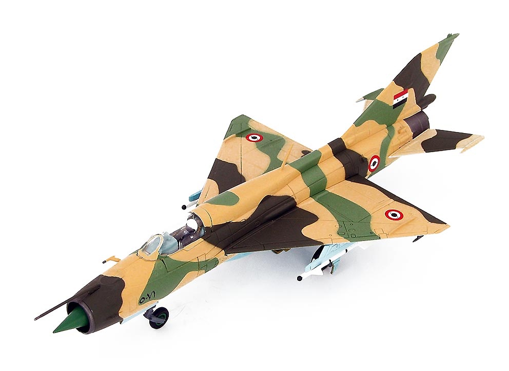 MIG-21FL 5081, United Arab Republic, Egyptian Air Force, Guerra de los Seis Días, 1967, 1:72, Hobby Master 