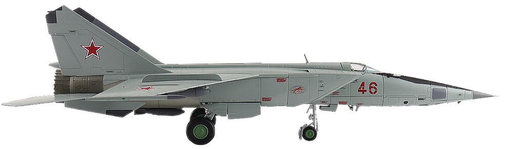 MIG-25RBT Foxbat Red 46, 47º GRAP. Fuerza Aérea Rusa, Mayo 2001, 1:72, Hobby Master 