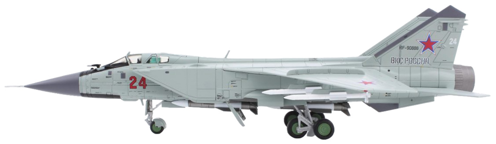 MIG-31BM Red 24, 712º Regimiento Interceptor de Kansk, 2022 , 1:72, Hobby Master 