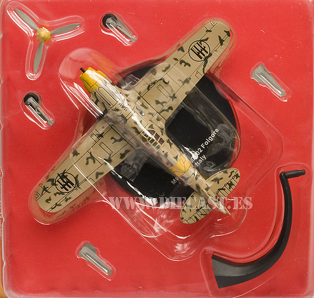 Macchi MC.202 Folgore, 356º Squadrilla, 21º Grupo de Cazas, Aeródromo de Voroshilovgrad (URSS), 1942, 1:72, Altaya 