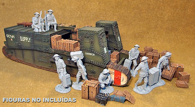 Mark I, 1ª compañía de transportes, Ejército Británico, 6, Agosto, 1918, 1:30, John Jenkins 