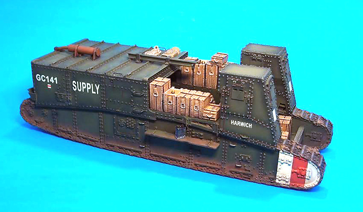 Mark I, 1ª compañía de transportes, Ejército Británico, 6, Agosto, 1918, 1:30, John Jenkins 