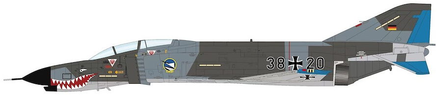 McDonnell Douglas F4F Phantom II Luftwaffe, 38+20, JG 74 