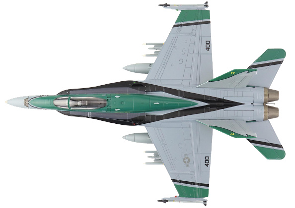 McDonnell Douglas F/A-18C Hornet, USN VFA-195 Dambusters, NF400 Chippy Ho, 2010, 1:72, Hobby Master 