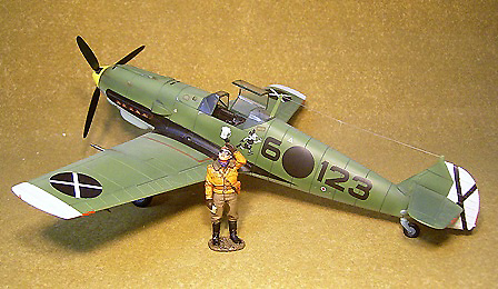 Messerchmitt BF-109E (6-123), Legion Condor, España, 1939, 1:30, John Jenkins NO SE INCLUYE LA FIGURA DEL PILOTO