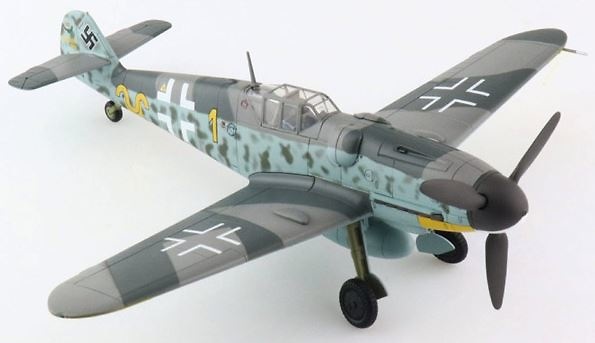 Messerschmitt BF 109G-6, Erich Hartmann, Yellow 1, W.Nr. 20499, 9/JG 52, Octubre de 1943, 1:48, Hobby Master 