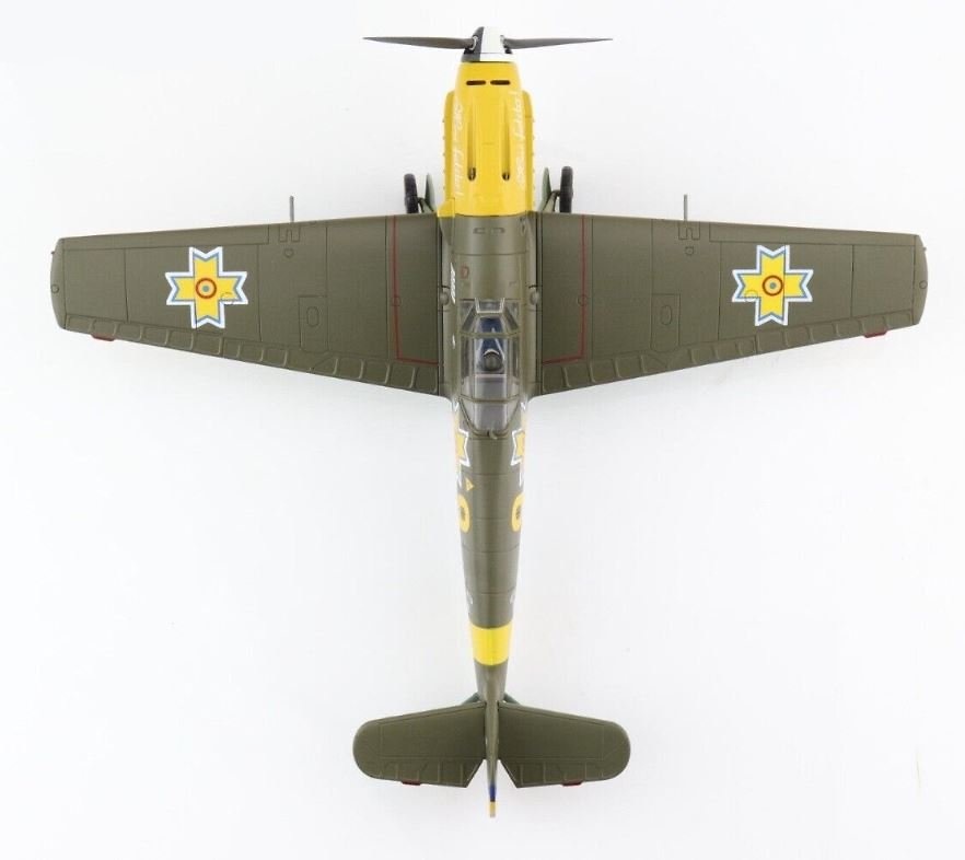 Messerschmitt Bf 109E, Fuerza Aérea Rumana, Grupo 7, Karpovka, URSS, 1941, 1:48, Hobby Master 
