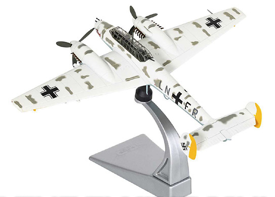 Messerschmitt Bf 110F, Luftwaffe 10.(Z)/JG 5, LN+FR, Operación Barbarroja, 942, 1:72, Corgi 