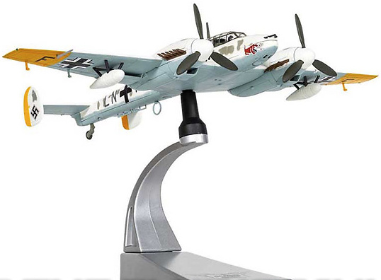 Messerschmitt Bf 110F, Luftwaffe 10.(Z)/JG 5, LN+FR, Operación Barbarroja, 942, 1:72, Corgi 