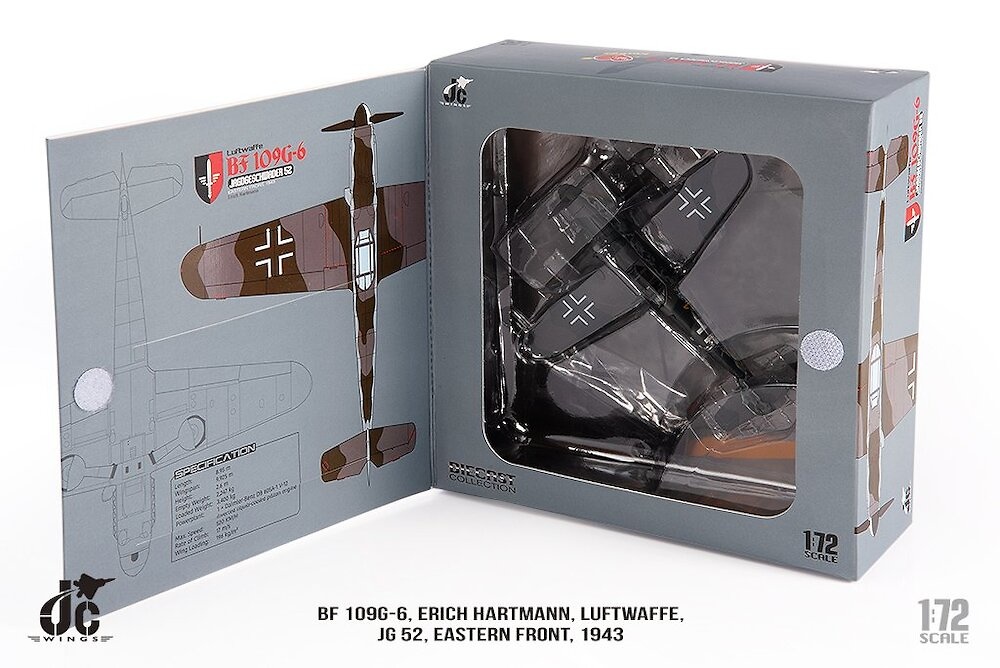 Messerschmitt Bf109G-6, Erich Hartmann, Luftwaffe, JG 52, 1943AF, 1944, 1:72, JC Wings 
