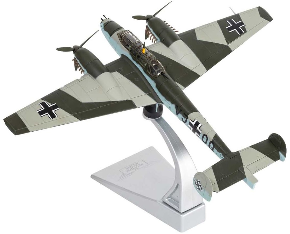 Messerschmitt Bf110D VJ+OQ, Rudolf Hess, Eaglesham, Escocia, 10 de Mayo, 1941, 1:72, Corgi 