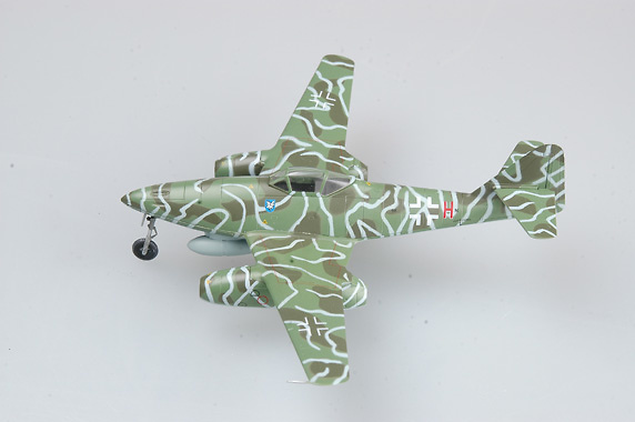 Me262 A-1a, 9K+HN of 5.KG(J), pilotado por Witzmann, 1:72, Easy Model 