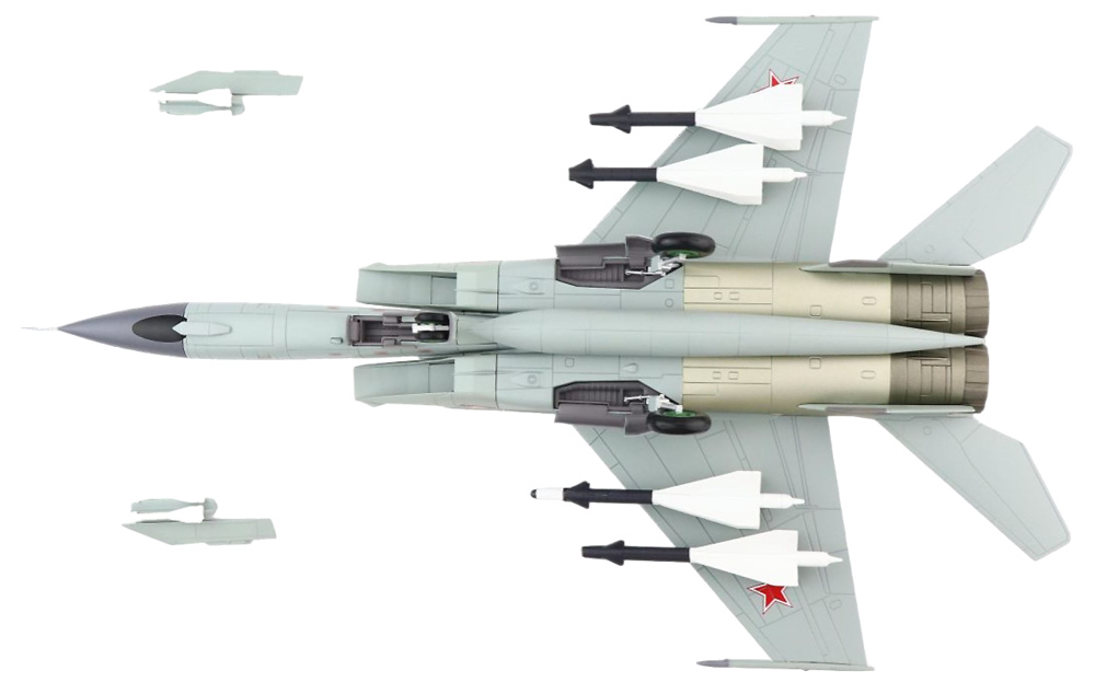 MiG-25PDS Foxbat-E, Fuerza Aérea Ucraniana, 146th GFAR, Blue 20, Ucrania, 1990, 1:72, Hobby Master 