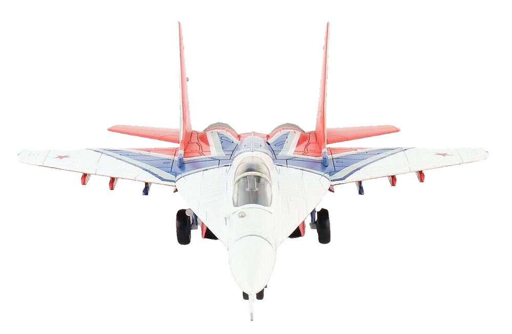 MiG-29 Fulcrum-A, Russian Air Force Strizhi, Zhukovsky Airport, MAKS Airshow 2019, Russia, 1:72, Hobby Master 