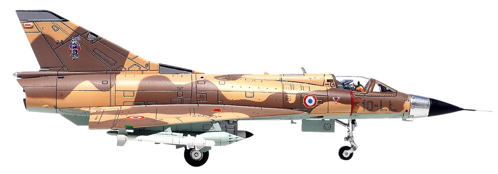 Mirage IIIC 10-LL nº28, Destacamento del Aire 188, Yibuti, Octubre 1984, 1:72, Panzerkampf 