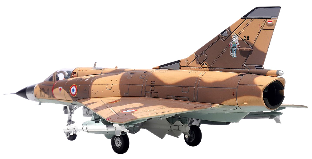 Mirage IIIC 10-LL nº28, Destacamento del Aire 188, Yibuti, Octubre 1984, 1:72, Panzerkampf 