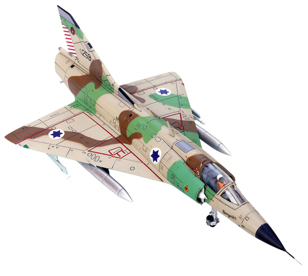 Mirage IIICJ IDFAF, Fuerza Aérea Israelí 259, Tayeset 101, Hatzor, lsrael, 1971, 1:72, Panzerkampf 