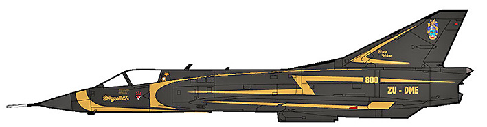 Mirage IIICZ, South African Air Force (SAAF) “BLACK WIDOW” ZU-DME SAAF, 1:72, Falcon Models 