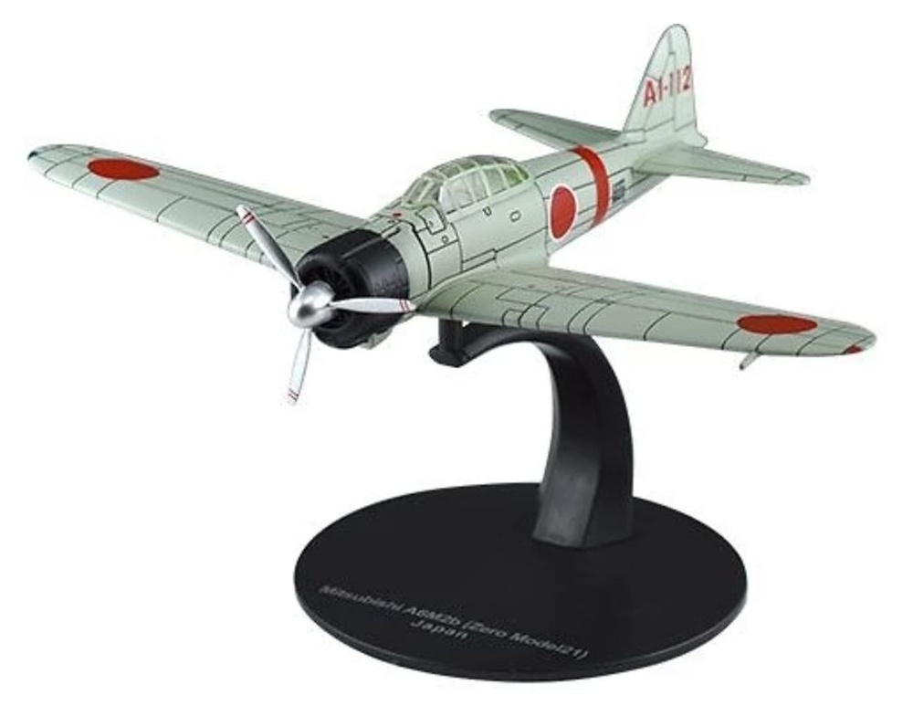 Mitsubishi A6M2b Zero 21, 2ª Guerra Mundial, Ejército Japonés, 1:72, Altaya 