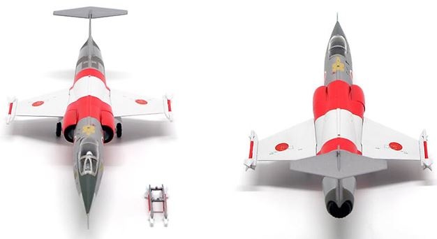 Mitsubishi F-104J Starfighter, JASDF, Hikotai 203, Japón, 1979, 1:72, JC Wings 
