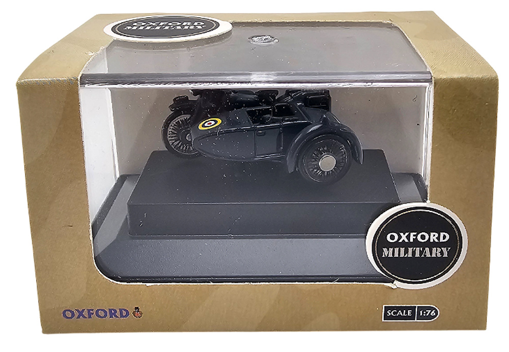 Motocicleta con sidecar, RAF, 1:76, Oxford 76BSA008 